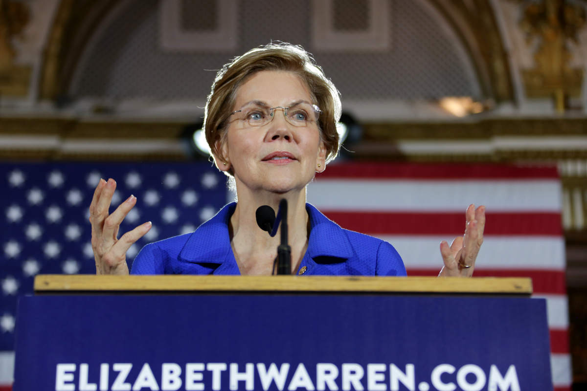 Elisabeth Warren - Candidate à l'élection présidentielle